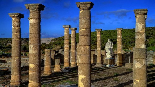 Roman ruined city, Emperor Claudius, 1st century AD