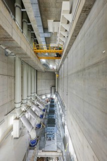 Oberhausen, Ruhr area, North Rhine-Westphalia, Germany - Emscher conversion, new Emscher AKE sewer,