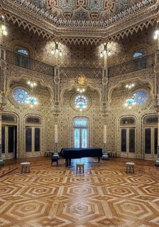 Salao Arabe, Arab salon in Palácio da Bolsa, neoclassical style stock exchange, magnificent