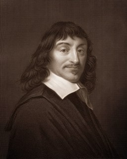 Steel engraving, c. 1860, René Descartes or Renatus Cartesius, 1596 - 1650, a French philosopher,
