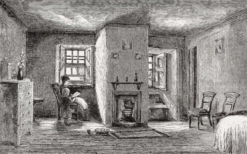 Clarinda house, Potterrow, Edinburgh, Scotland, 19th century