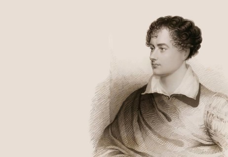 George Gordon Noel Byron, 6th Baron Byron of Rochdale, 1788, 1824, British poet, digital edited