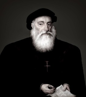 Vasco da Gama, c. 1460s – 1524, Portuguese explorer, digitally edited