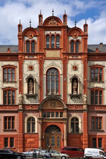 University of Rostock built between 1866 and 1870, Universitätsplatz, Rostock,