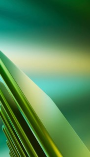 This image showcases a serenely flowing abstract design characterized by smooth green waves,
