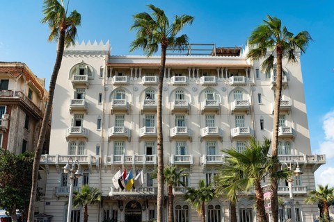 Alexandria, Egypt. December 3rd 2022. Famous Cecil Hotel popular with well known writers such as