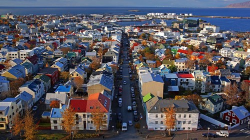 Iceland, view of Reykjavik, Europe, Reykjavik