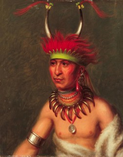 American Indian, Native American, Monchousia, Chief of the Kansa tribe, United States of America,