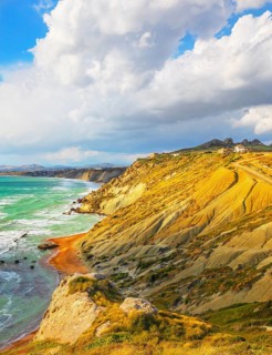 Riserva Naturale di Punta Bianca, Palma di Montechiaro, Agrigento, Sicily, Italy