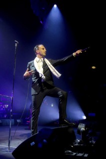Theo Hutchcraft (singer) from HURTS live on 15 Years of Happiness Tour at Tempodrom Berlin on