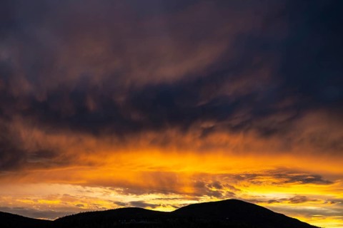 Evening mood, Gällivare, Norrbotten, Lapland, Sweden, September 2021
