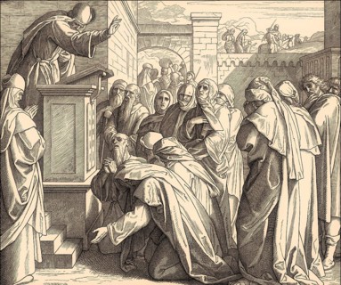 Ezra Reads the Book of the Law, Old Testament, by Julius Schnorr von Carolsfeld