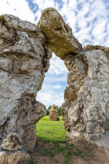 Tiefenpölzer Stonehenge, scaled-down replica of the famous English original, Tiefenpölz,