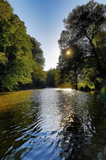 The River Our, Gemünd an der Our, Ösling, Islek, Southern Eifel nature park Park,