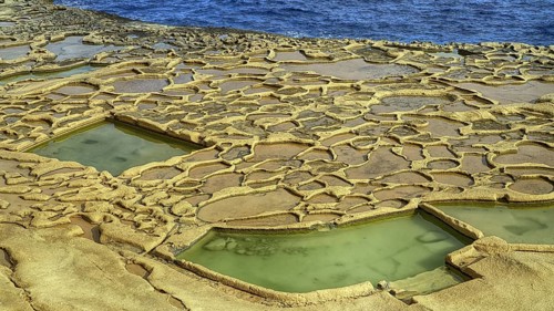 Malta - Gozo - salt pans