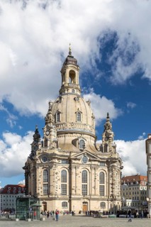 Church of Our Lady and Neumarkt in Dresden, Saxony, Germany