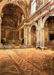 Kirche San Martino, Innenraum, Neapel, Italien / Church of San Martino, interior, Naples, Italy,