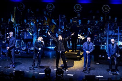 The Prinzen, consisting of the singers Jens Sembdner, Tobias Künzel, Sebastian Krumbiegel, Henri