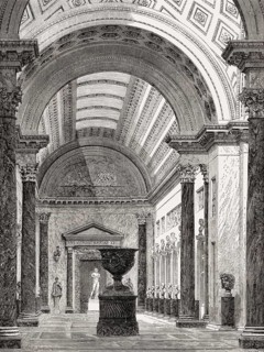 Braccio Nuovo, Museo Chiaramonti, Vatican Museums, Vatican City, Rome, Italy, 19th Century