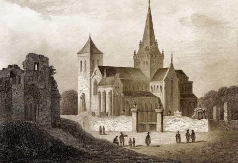 Kathedrale von Glasgow oder High Kirk of Glasgow oder St Kentigern's oder St Mungo's Cathedral,