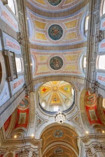 Bom Jesus do Monte church interior, Braga, Minho Province, Portugal