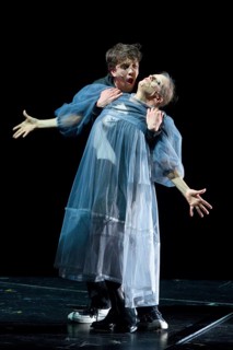 Kate Strong (Mary Shelley), Marc Brenner, FRANKENSTEIN (after Mary Shelley), photo rehearsal on 20