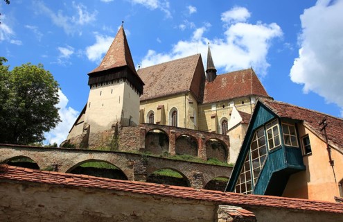Romania, the fortified church of Biertan, German Birthälm, municipality in the district of Sibiu in