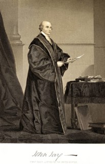 John Jay (1745-1829) politician, jurist, Chief Justice of the USA, diplomat, Secretary of State,