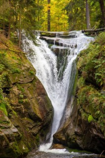 The Kochel Falls in Schreiberhau, Giant Mountains Poland