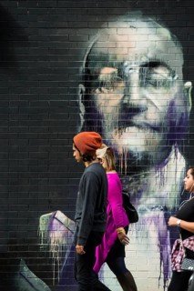Straßenkunst, Graffiti, Chelsea, Manhattan, New York City, New York, USA