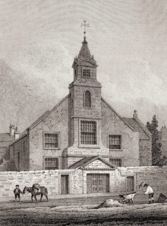 Chapel of Ease, St Cuthbert's, Edinburgh, Scotland, 19th century, Views in Edinburgh by J. & H. S.