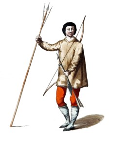Historical clothing, fashion over time, clothing of an Eskimaux Indian from Labrador in 1766,