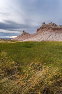 Coyote Buttes in the Paria Canyon-Vermilion Cliffs Wilderness, against a background of dramatic