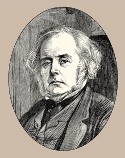 John Bright, 1811 - 1889, a British politician, Manchester Liberals