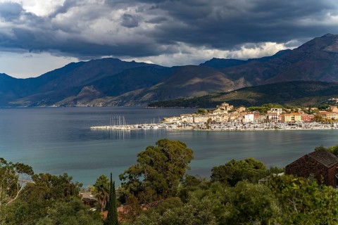 Saint-Florent and the countryside of Cap Corse, Corsica, France