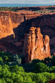 Rock formation in Chelly Canyon National Park, Arizona, USA