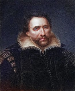 Ben Jonson, alias Benjamin Jonson, 1572-1637, English Jacobean playwright, lyric poet and literary
