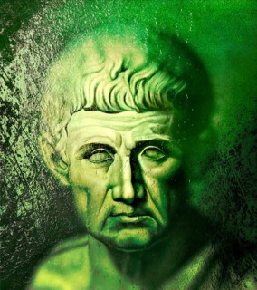 Aristotle, 384-322 BC, ancient Greek philosopher and scientist, digitally altered