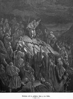 Matthew Calls the Refugee Jews to Arms, 1 Mattatias Chapter 2, Verse 30, Gorges of the Judean