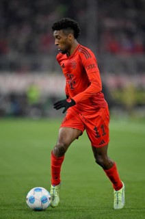 Kingsley Coman FC Bayern Munich FCB (11) Action on the ball DFB Cup round of 16, Allianz Arena,
