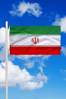 National flag of Iran, Islamic Republic, Studio