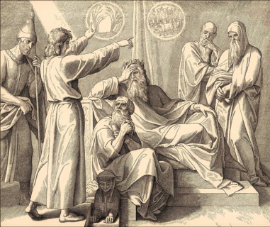 Joseph Interprets Pharaoh's Dreams, Old Testament, by Julius Schnorr von Carolsfeld, 1860