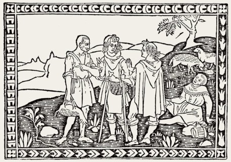 Illustration from „La Giostra di Giuliano de Medici“ by Angelo Poliziano, ca. 1495–1500