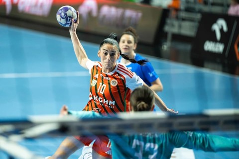 LUBIN, POLAND - FEBRUARY 4, 2026: Handball Orlen Superleague Women match MKS Zaglebie Lubin -