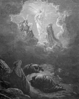 The Transfiguration of Christ, Jesus in Glory, Matthew chapter 17, verse 1, three disciples, Peter,