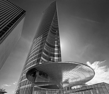 Modern office buildings, La Défence, the New High City District, the largest office district in