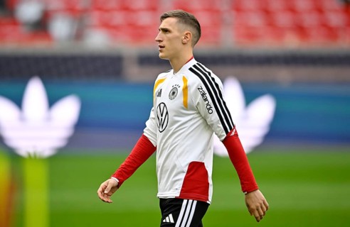 Nico Schlotterbeck GER (15) Football, training German national team, national team, MHPArena, MHP