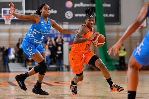 POLKOWICE, POLAND - DECEMBER 21, 2022: Baskteball match EuroLeague Women between BC Polkowice vs