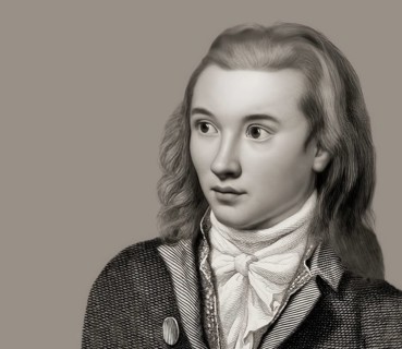Portrait of Georg Philipp Friedrich Freiherr von Hardenberg, pseudonym and pen name Novalis, 1772 -