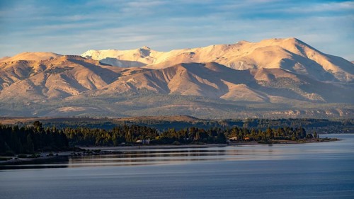 Cerro Nireco above Bariloche and Lake Nahuel Huapi in the Andes National Park of the same name,